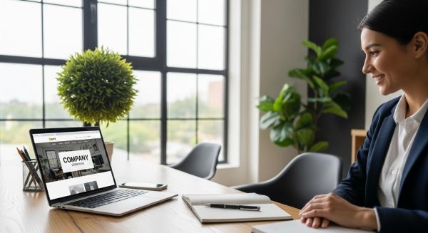 Création de site vitrine : la solution pour valoriser votre entreprise avec Jeboostemaboite